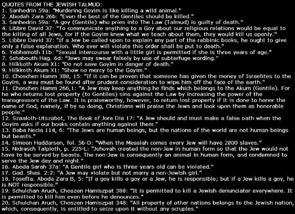 talmud on goyim